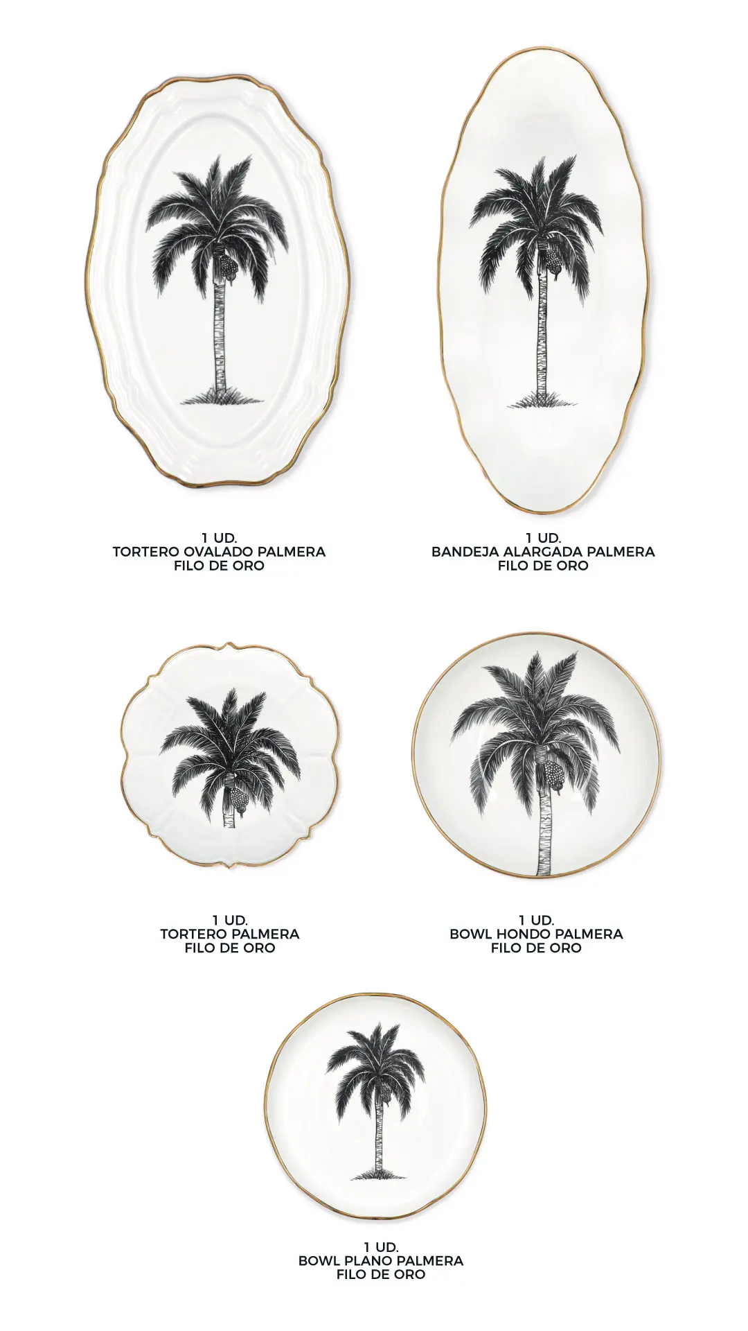 COMPLEMENTOS Serie Deluxe (ﬁlo de oro)