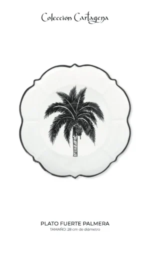 Colección de vajilla CARTAGENA Serie Origen (filo negro)