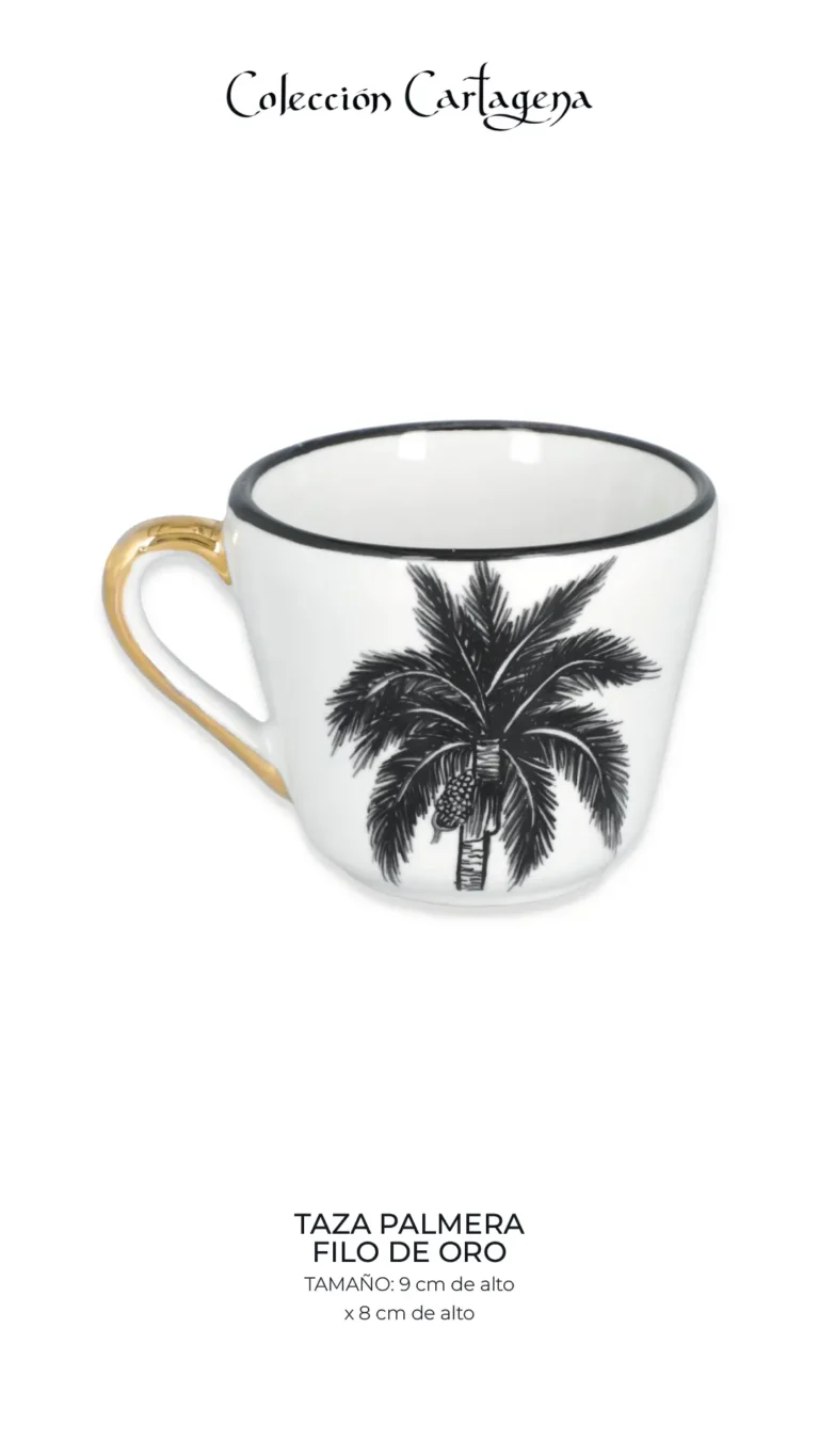 Vajilla Colección Cartagena Serie Origen filo dorado